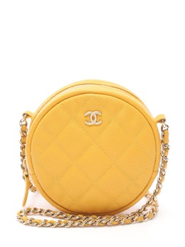 CHANEL Pre-Owned: Жёлтая сумка через плечо 