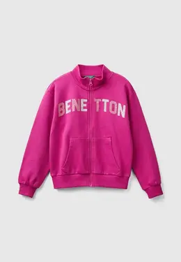 United Colors of Benetton: Розовая толстовка 