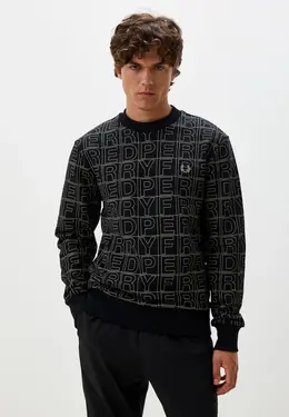 Fred Perry: Чёрный свитшот 