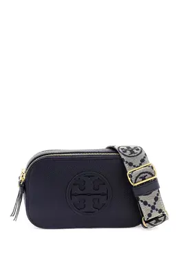 Tory Burch: Голубая сумка через плечо  Miller