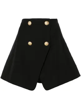 Balmain: Юбка из шерсти 
