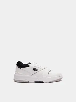 Lacoste: Белые кроссовки 