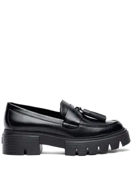 Stuart Weitzman: Чёрные лоферы 