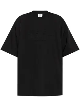 VETEMENTS: Чёрная футболка 