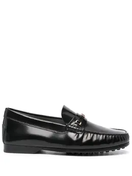 Tod's: Чёрные туфли  Gommino