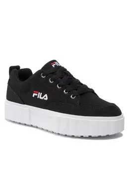 FILA: Чёрные кеды  Sandblast