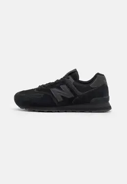 New Balance: Чёрные кроссовки  574