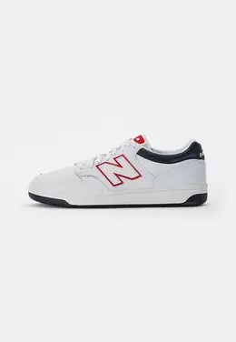 New Balance: Белые кеды 