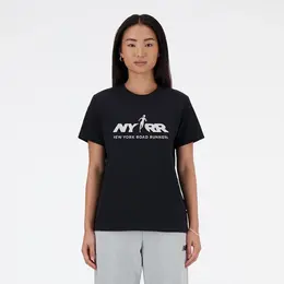 New Balance: Чёрная футболка 