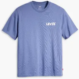 Levi's: Синяя футболка 