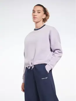 Reebok: Фиолетовый свитшот 