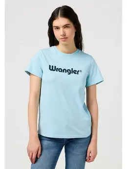 Wrangler: Синяя футболка 