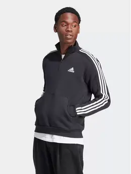 Adidas: Чёрная толстовка 