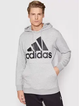 Adidas: Серая толстовка 