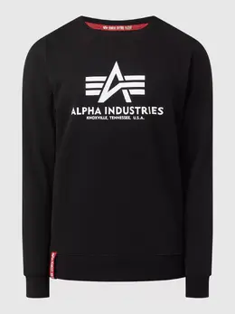 Alpha Industries: Чёрный свитшот 