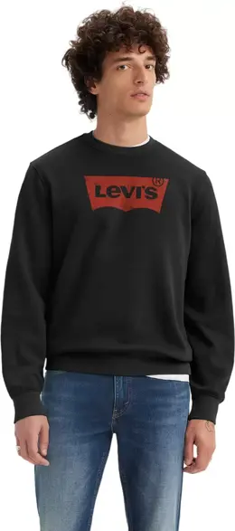 Levi's: Чёрный свитшот 