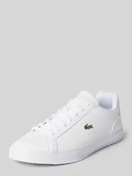 Lacoste: Белые кеды 