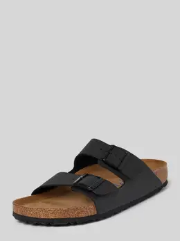 Birkenstock: Чёрные сабо 