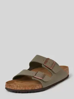 Birkenstock: Серые сабо 