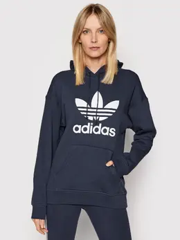 Adidas: Синяя толстовка 