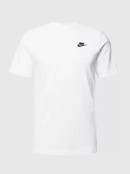 Nike: Белая футболка 