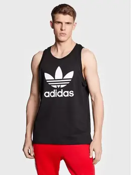 Adidas: Чёрная майка 