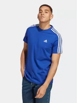 Adidas: Синяя футболка 