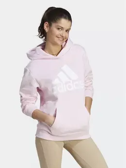 Adidas: Розовая толстовка 