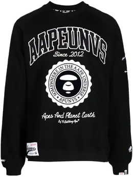 AAPE BY *A BATHING APE®: Свитшот с принтом 