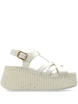 Chloé: Белые сандалии 
