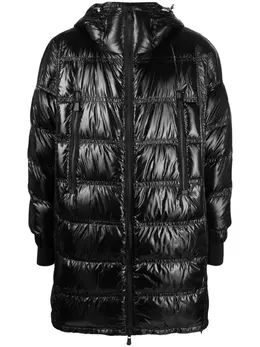 Moncler Grenoble: Чёрное пальто 