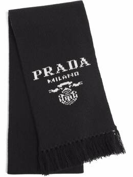 Prada: Чёрный шарф 