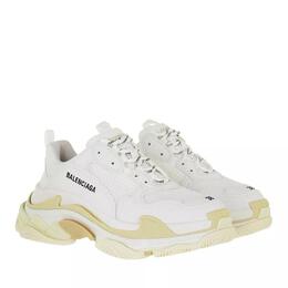 Balenciaga: Белые кроссовки  Triple S