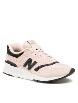 New Balance: Розовые кроссовки 