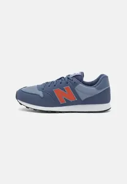 New Balance: Синие кроссовки  500