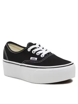 Vans: Чёрные кеды  Authentic