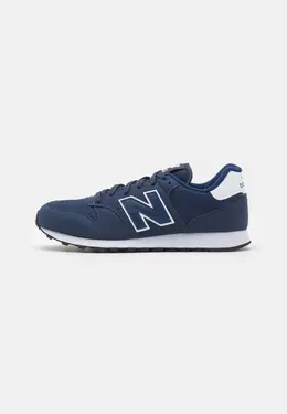 New Balance: Синие кроссовки  500