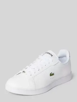 Lacoste: Белые кеды 