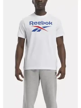 Reebok: Белая футболка 