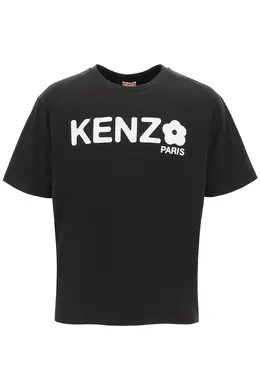 Kenzo: Футболка с цветочным принтом 