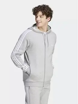 Adidas: Серая толстовка 