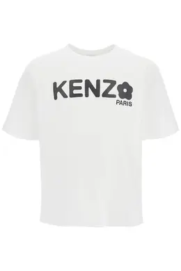 Kenzo: Футболка с цветочным принтом 