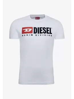 DIESEL: Белая футболка 