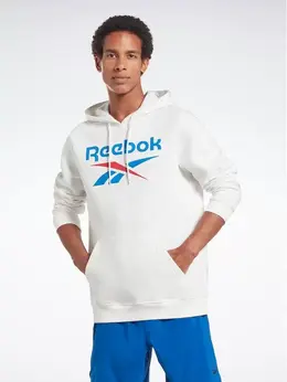 Reebok: Белая толстовка 