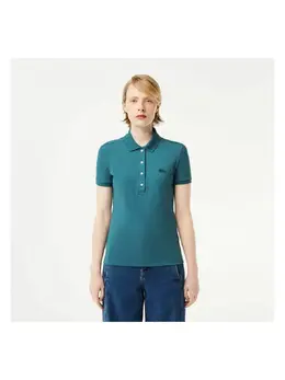 Lacoste: Синяя футболка 