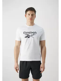 Reebok: Белая футболка 