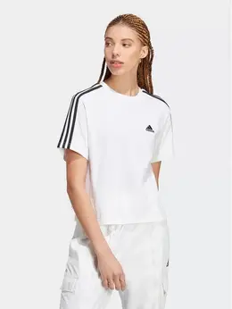 Adidas: Белая футболка 