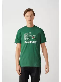 Lacoste: Зелёная футболка 