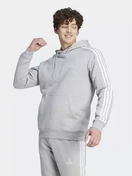 Adidas: Серая толстовка 