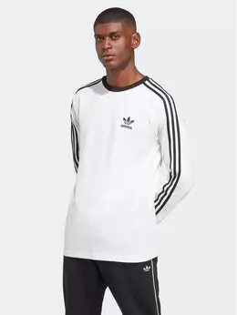 Adidas: Белый свитшот 